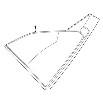 Kia OE - Quarter Panel - Glass (LX)