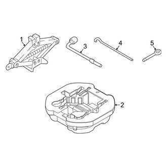Kia OE - Rear Body & Floor - Jack & Components