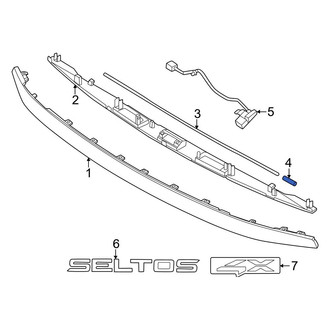 Kia OE - Liftgate Finish Panel Seal