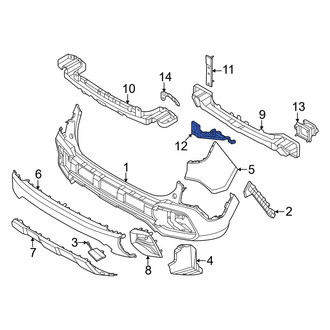 Kia OE - Rear Lower Bumper Impact Bar Bracket