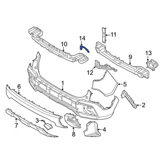 Kia OE - Rear Right Bumper Impact Bar Bracket