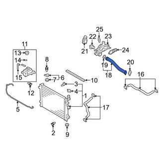 Kia OE - Engine Coolant Pipe