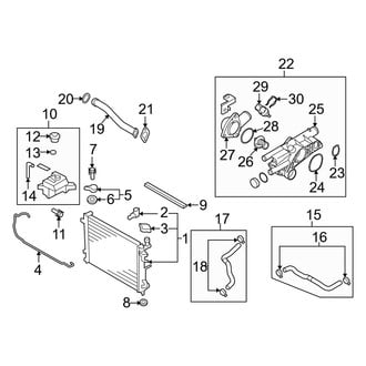 Kia OE - Cooling - Radiator & Components (From 5/29/08), (2.4L)