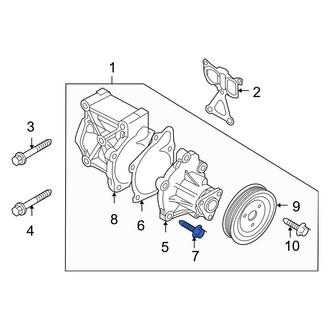 Kia OE - Exhaust Gas Recirculation (EGR) Cooler Bolt