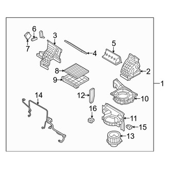 Kia OE - Air Conditioner & Heater - Blower Motor & Fan