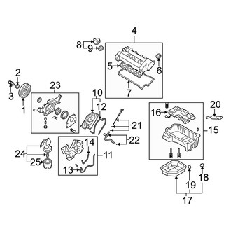 Kia OE - Engine / Transaxle - Engine Parts (2.7L)