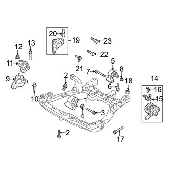 Kia OE - Engine / Transaxle - Engine & Transmission Mounting (2.4L)