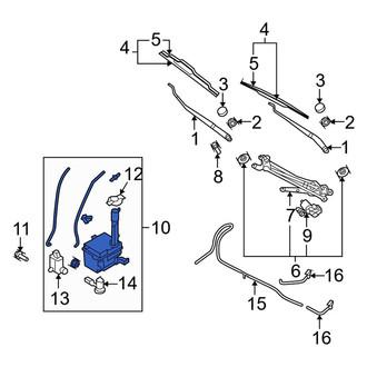 Kia OE - Washer Fluid Reservoir
