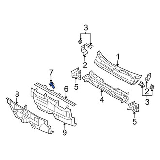 Kia OE - Cowl Grille Panel Bolt