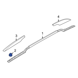 Kia OE - Roof Luggage Carrier Side Rail Nut