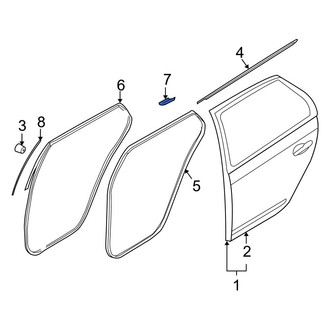 Kia OE - Door Seal Clip