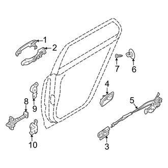 Kia OE - Rear Door - Lock & Hardware