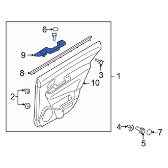 Kia OE - Front Left Door Window Switch