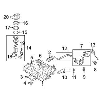 2009 Kia Rondo OEM Fuel System Parts | Pumps, Lines — CARiD.com