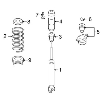 Kia OE - Rear Suspension - Shocks & Components