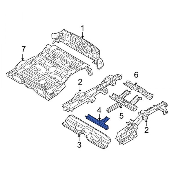 Floor Pan Crossmember