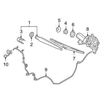 Kia OE - Lift Gate - Wiper & Washer Components