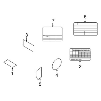 Kia OE - Information Labels - Labels