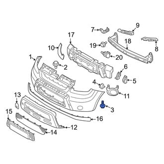 Kia OE - Front Bumper Cover Screw