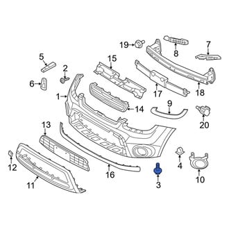 Kia OE - Fuel Filler Housing Screw