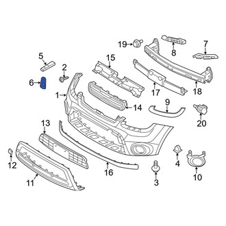 Kia OE - Front Lower Bumper Cover Bracket