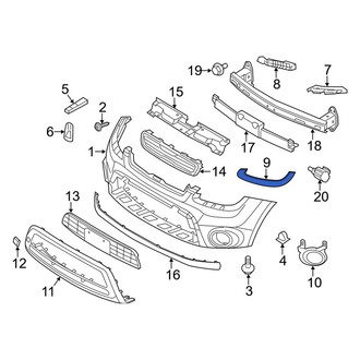 Kia OE - Rear Upper Bumper Trim