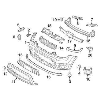 Kia OE - Front Bumper & Grille - Bumper & Components