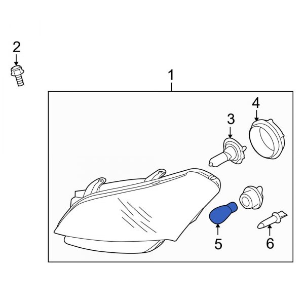 Kia OE 1864221008S Turn Signal Light Bulb