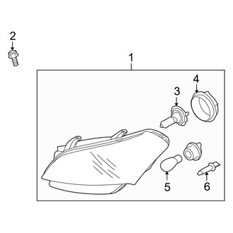 Kia OE - Front Lamps - Headlamp Components
