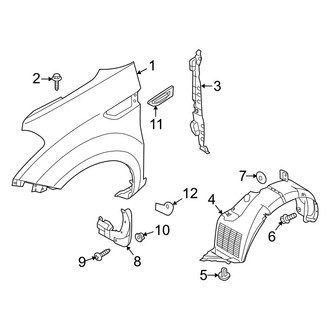 Kia OE - Fender - Exterior Trim