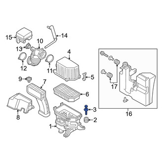 Kia OE - Air Filter Housing Bolt