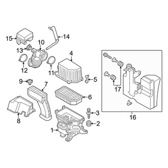 Kia OE - Engine / Transaxle - Air Intake (1.6L Gas)