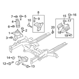 Kia OE - Engine / Transaxle - Engine & Transmission Mounting (1.6L Gas)