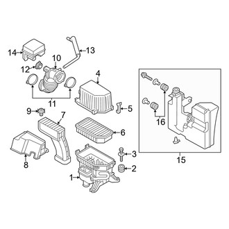 Kia OE - Engine / Transaxle - Air Intake (2.0L)