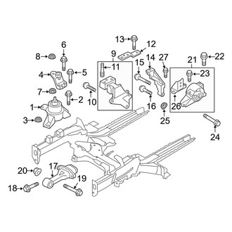 Kia OE - Engine / Transaxle - Engine & Transmission Mounting (2.0L)
