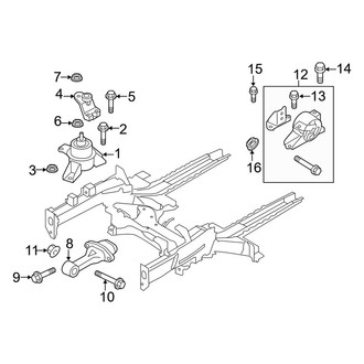 Kia OE - Engine / Transaxle - Engine & Transmission Mounting (2.0L)