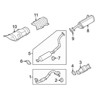 Kia OE - Exhaust System - Exhaust Components (! / + / Sport)