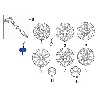 Kia OE - Spare Tire Stud