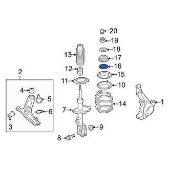 Kia OE - Front Suspension Strut Bearing