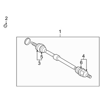 Kia OE - Front Suspension - Drive Axles (! / + Automatic Tr)