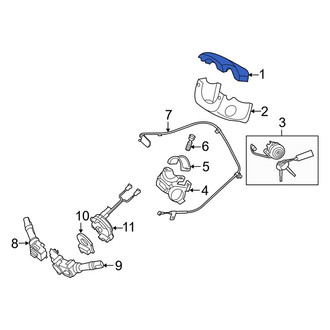 Kia OE - Upper Steering Column Cover