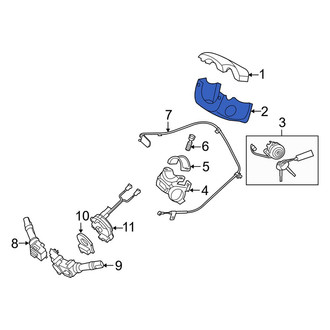 Kia OE - Lower Steering Column Cover