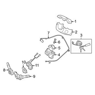 Kia OE - Steering Column - Shroud, Switches & Levers