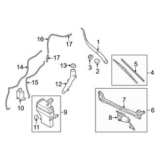 Kia OE - Windshield - Wiper & Washer Components