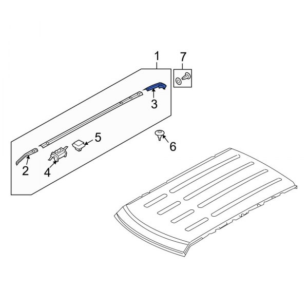 Roof Molding Cap