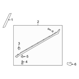 Kia OE - Pillars, Rocker & Floor - Exterior Trim