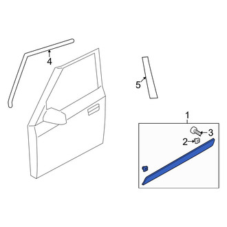 Kia OE - Front Right Door Molding