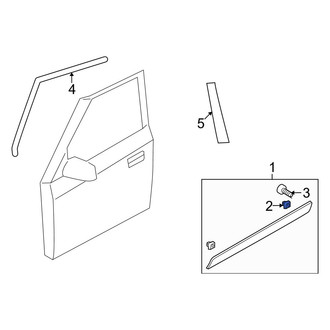 Kia OE - Front Door Molding Clip
