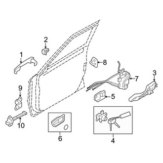 Kia OE - Front Door - Lock & Hardware