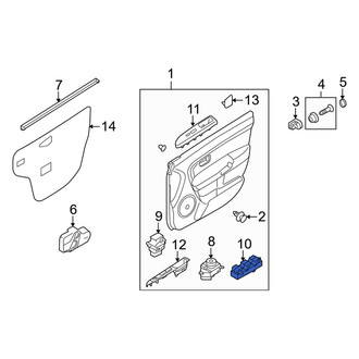 Kia OE - Front Left Door Window Switch